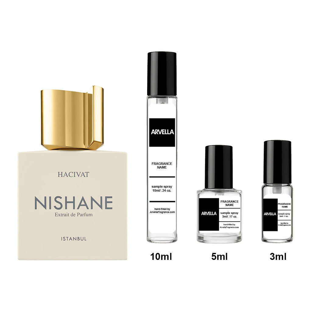 Nishane Hacivat Sample 3ml Spray - Arvella Fragrance